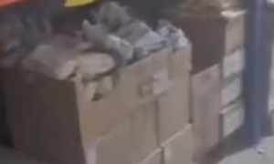 Удар по складу магазину у Нікополі: у мережі оприлюднили відео