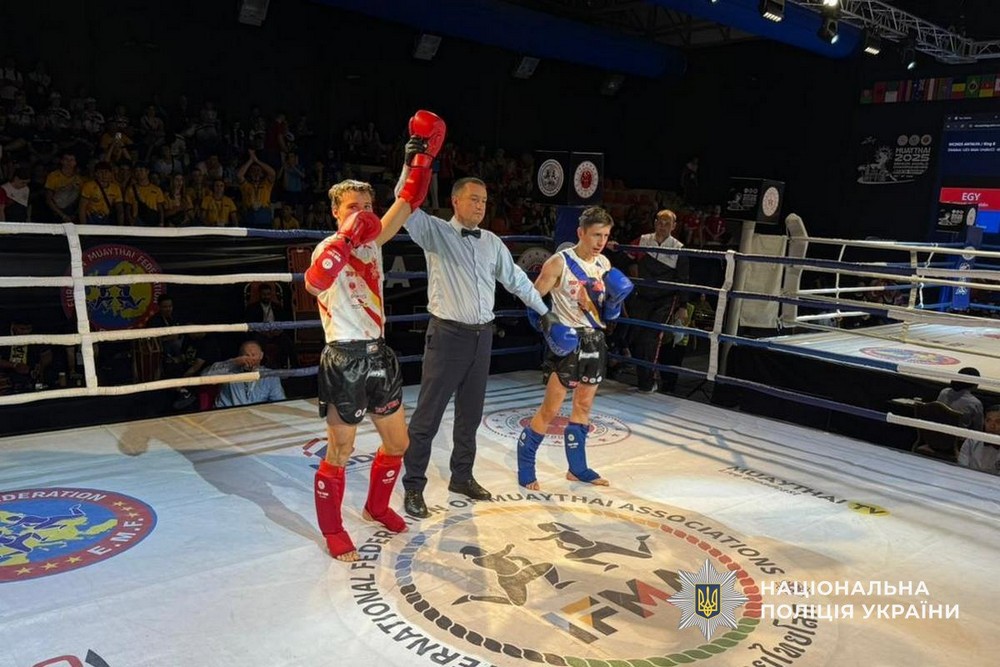 Поліцейський з Покрова став чемпіоном світу з таїландського боксу Муей Тай