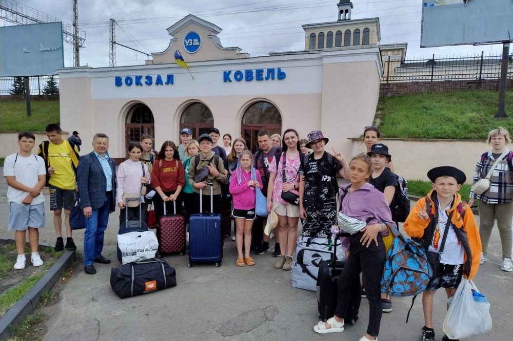 Школярі з Марганця вирушили на відпочинок до Ковеля (фото)