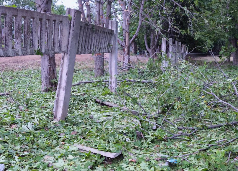 Фото обстрілів Нікополя