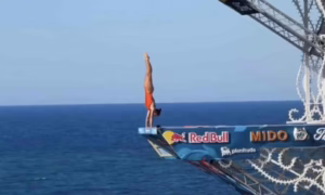 Покровчанка Неллі Чуканівська п’ята у світі на видовищному етапі Red Bull Cliff Diving!