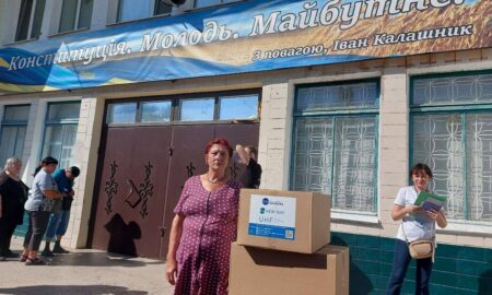 Мешканці Томаківської громади отримали гуманітарну допомогу від двох благодійних фондів (фото)