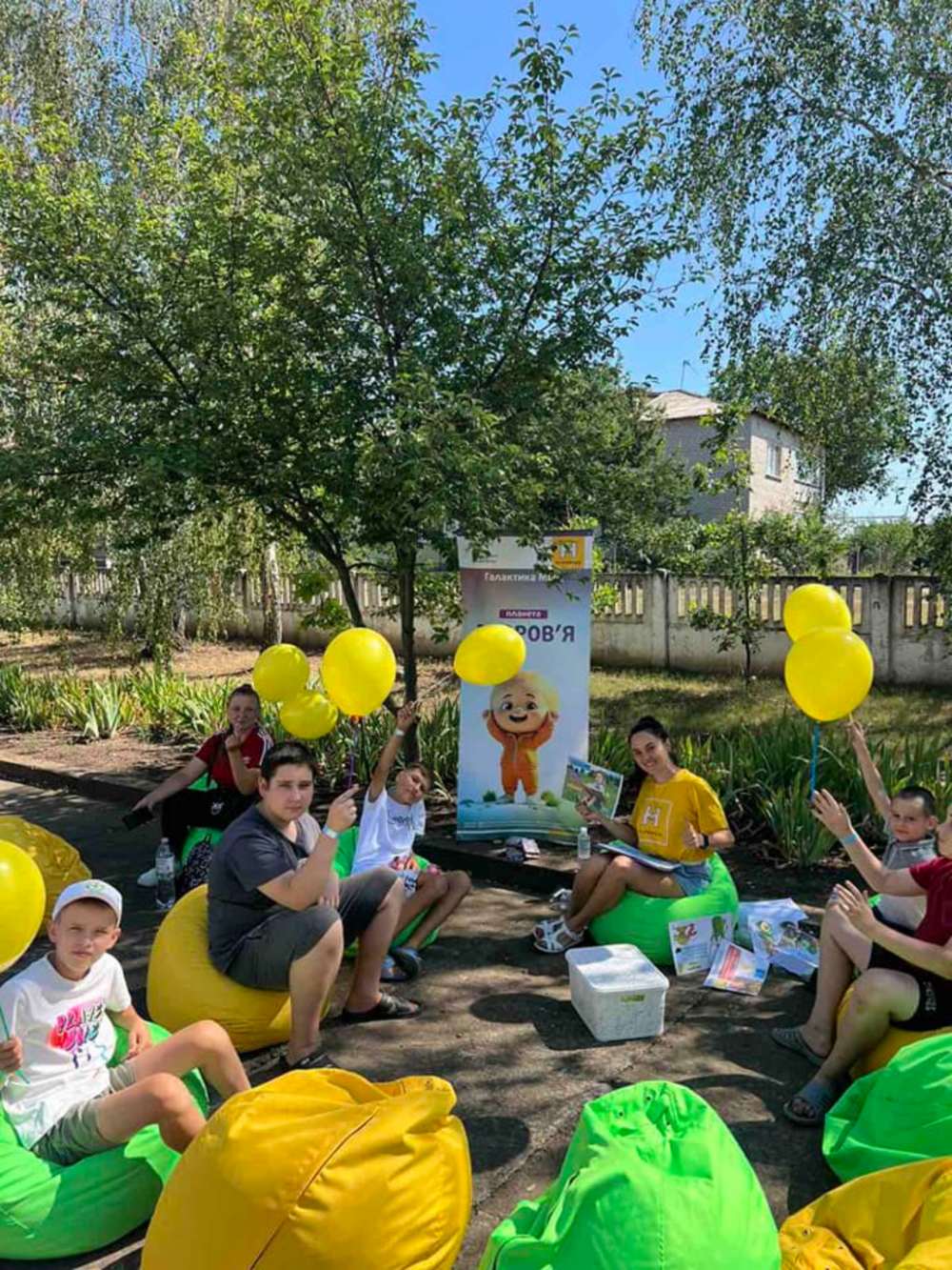  Для дітей Нікопольщини благодійники організували  спортивно освітній захід (фото)