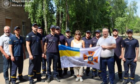 Німецькі партнери допомогли рятувальникам Марганця з водою (фото)