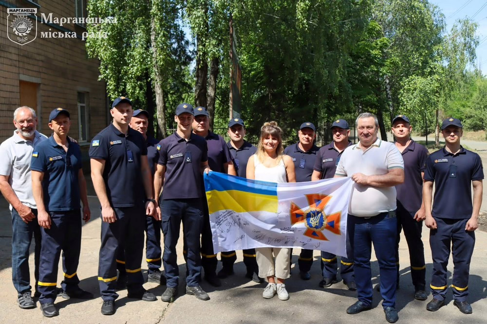Німецькі партнери допомогли рятувальникам Марганця з водою (фото)
