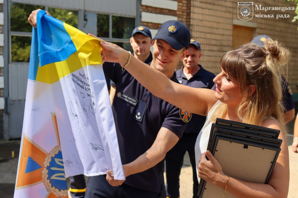 Німецькі партнери допомогли рятувальникам Марганця з водою (фото) 2