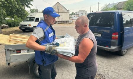 Жителі Марганця сьогодні отримали допомогу 2