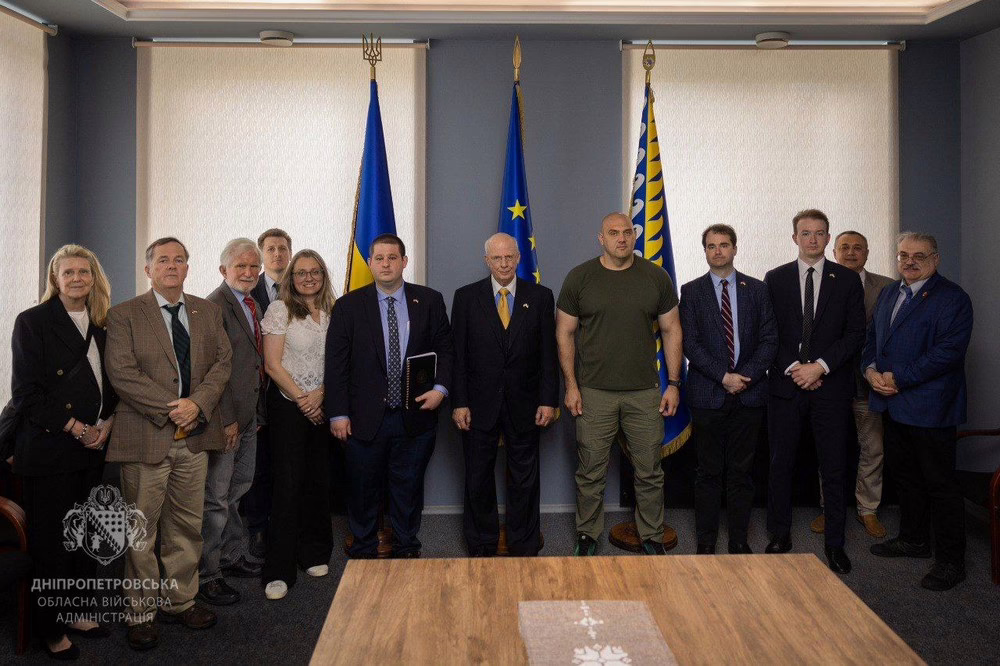 делегація із США прибула на Дніпропетровщину, аби побачити ситуацію на власні очі