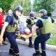 У Нікополі рятувальники надали першу допомогу пораненим під час обстрілу 2 липня