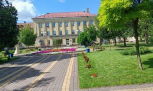 Дитяча лікарня Нікополя похвалилася доглянутою територією і звернулася до водіїв (фото)