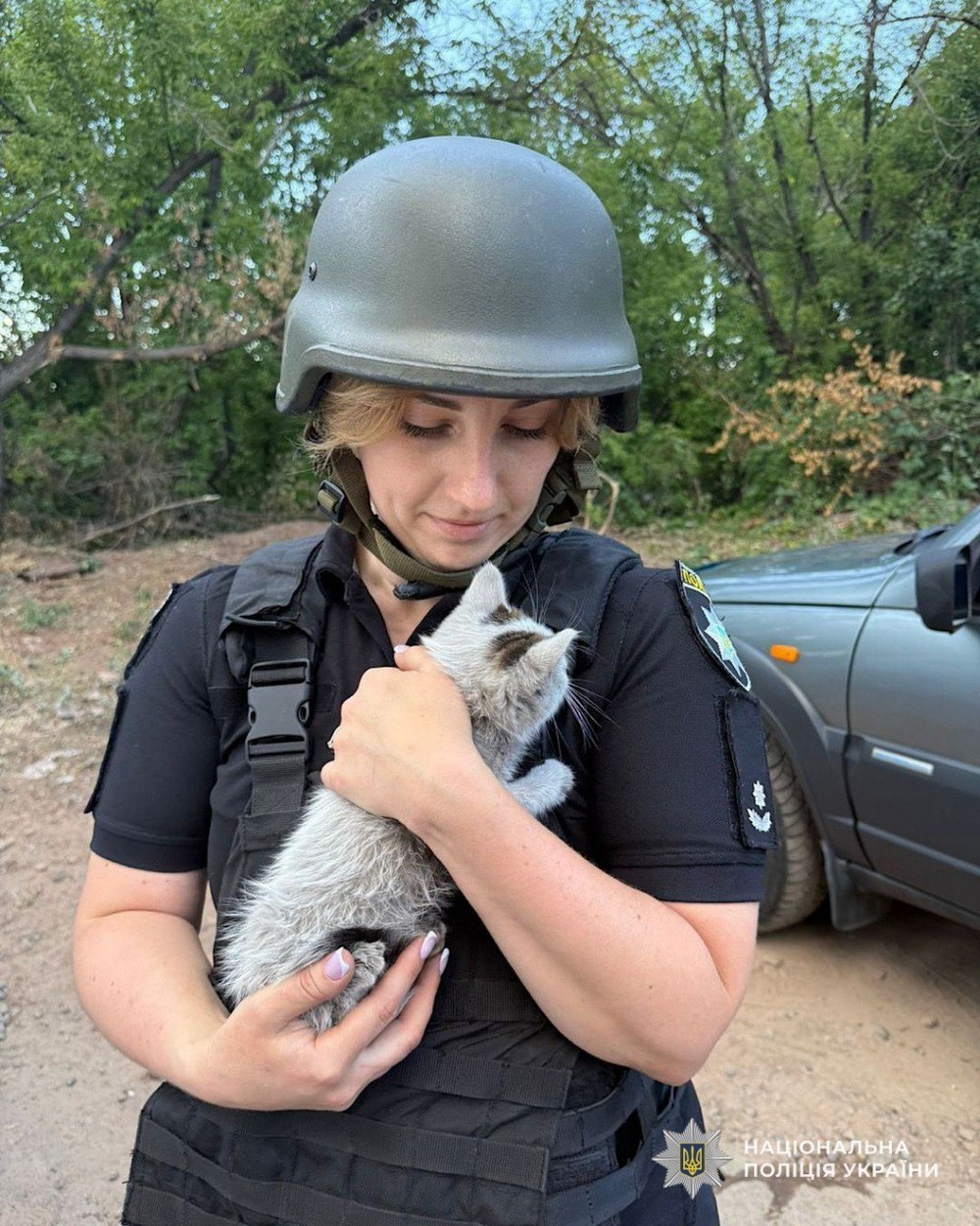 Кошеня дивом вижило під завалами після ворожої атаки у Кривому Розі: його врятувала поліцейська (фото)