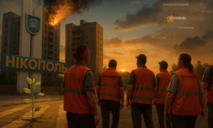 «Вічно червона цятка на мапі тривог». Рівно три роки Нікополь під обстрілами. Місто живе, але щодня оплакує втрати…