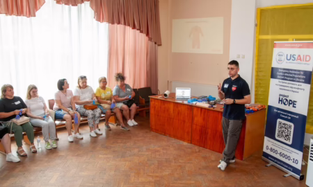 32 освітянина Нікопольщини взяли участь у практичному тренінгу з надання першої домедичної допомоги (фото)