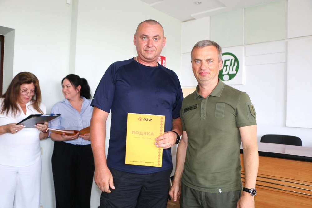 На НЗФ привітали будівельників і нагородили найкращих працівників (фото)