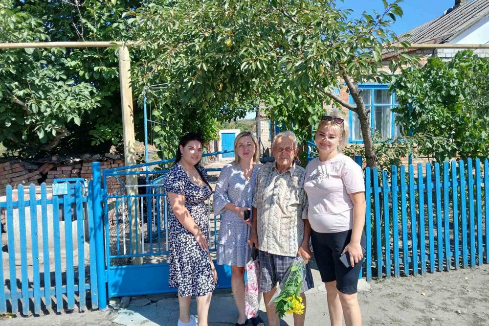 У Томаківській громаді привітали з 95-річним ювілеєм двох довгожителів (фото)