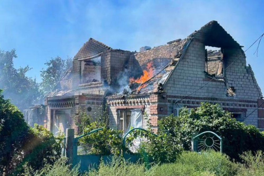 За тиждень побито 14 будинків і один згорів: окупанти наробили лиха у Вищетарасівському старостаті на Нікопольщині