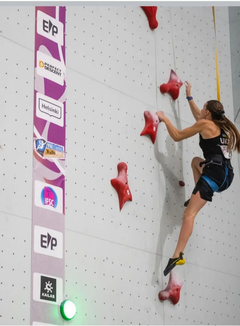 На молодіжному Чемпіонаті світу зі скелелазіння спортсменка з Нікополя посіла 7 місце 2