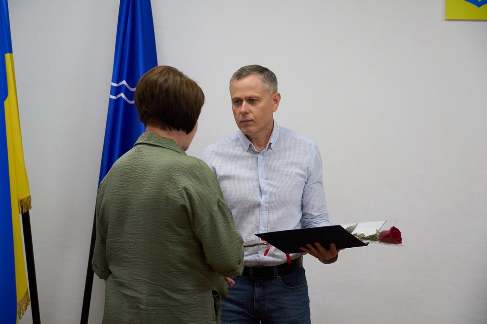 У Нікополі сьогодні нагороди вручили  державні нагороди військовим 7