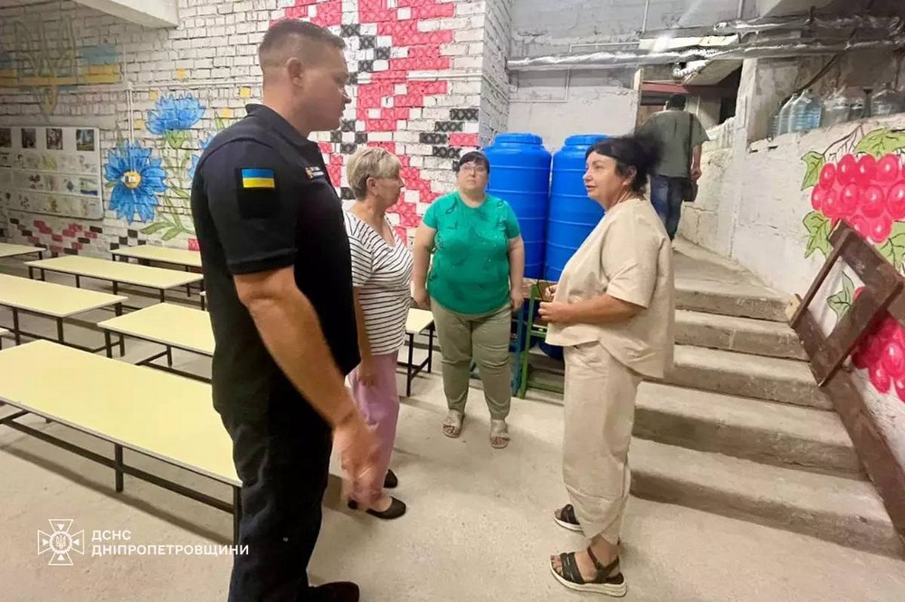 на Нікопольщині офіцер рятувальник