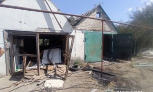 наслідки обстрілів Нікополя і області зафіксували поліцейські