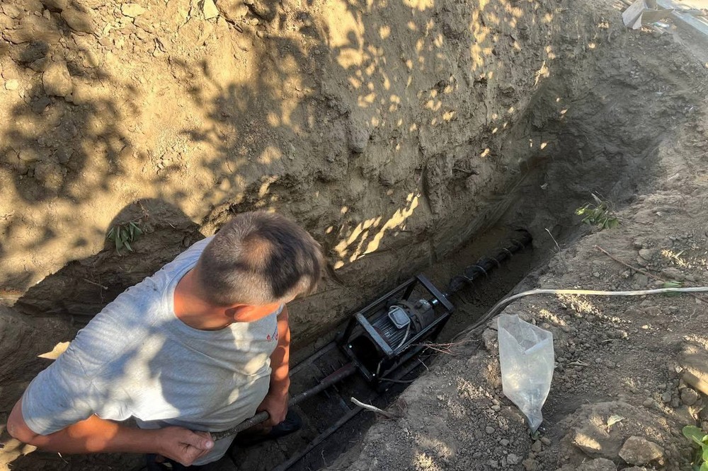 У Придніпровському на Нікопольщині замінюють водопровід