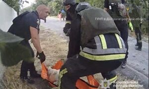 як рятували пораненого у Нікополі 8 серпня, показали правоохоронці