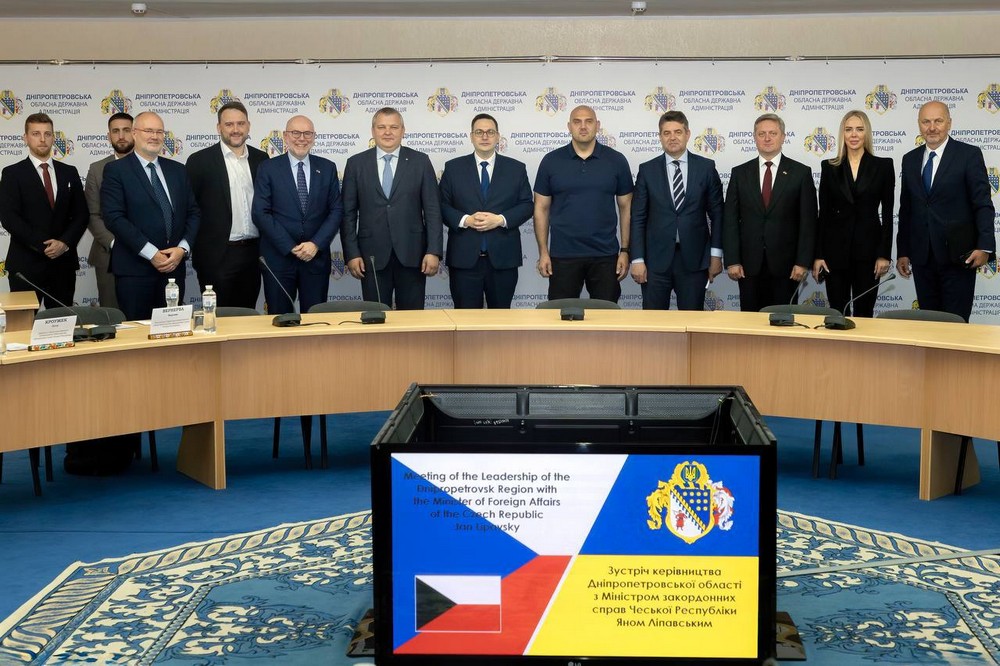 Дніпропетровщину відвідала делегація з Чехії: обіцяють допомогу Нікопольщині, Синельниківщині, Дніпру, Кривому Рогу
