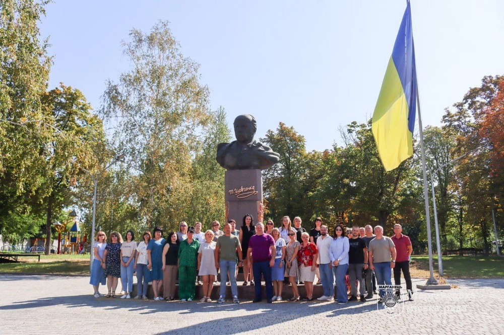 У Марганці сьогодні пройшли урочистості до Дня Незалежності України (фото)