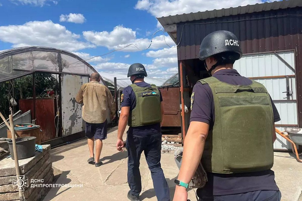 житель Нікопольщини знайшов сучасний касетний боєприпас 3