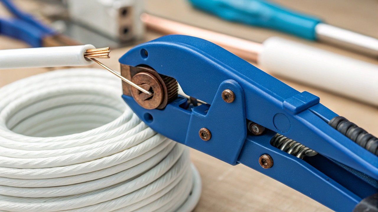 Какое оборудование необходимо для зачистки коаксиального кабеля 1 234