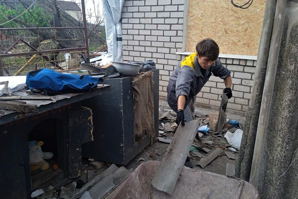 У Нікополі від початку тижня побито 20 будинків