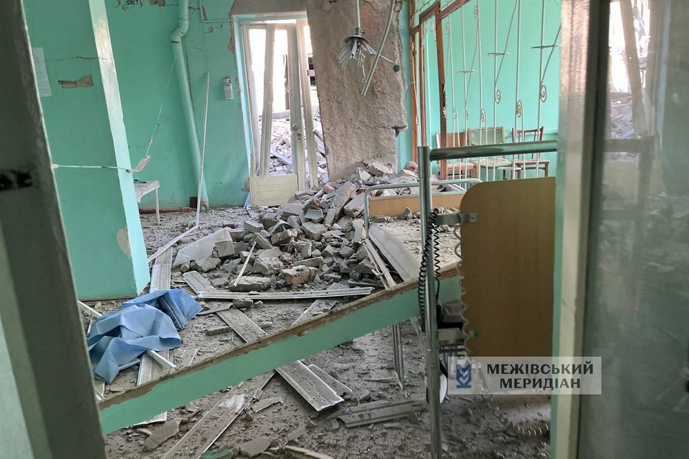 Так у Межовій на Дніпропетровщині виглядає сьогодні розбомблена лікарня: фото