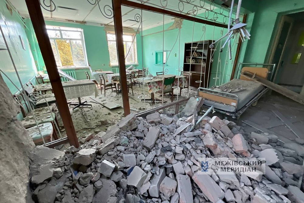 Так у Межовій на Дніпропетровщині виглядає сьогодні розбомблена лікарня: фото