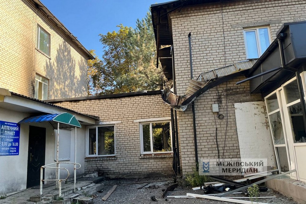 Так у Межовій на Дніпропетровщині виглядає сьогодні розбомблена лікарня: фото