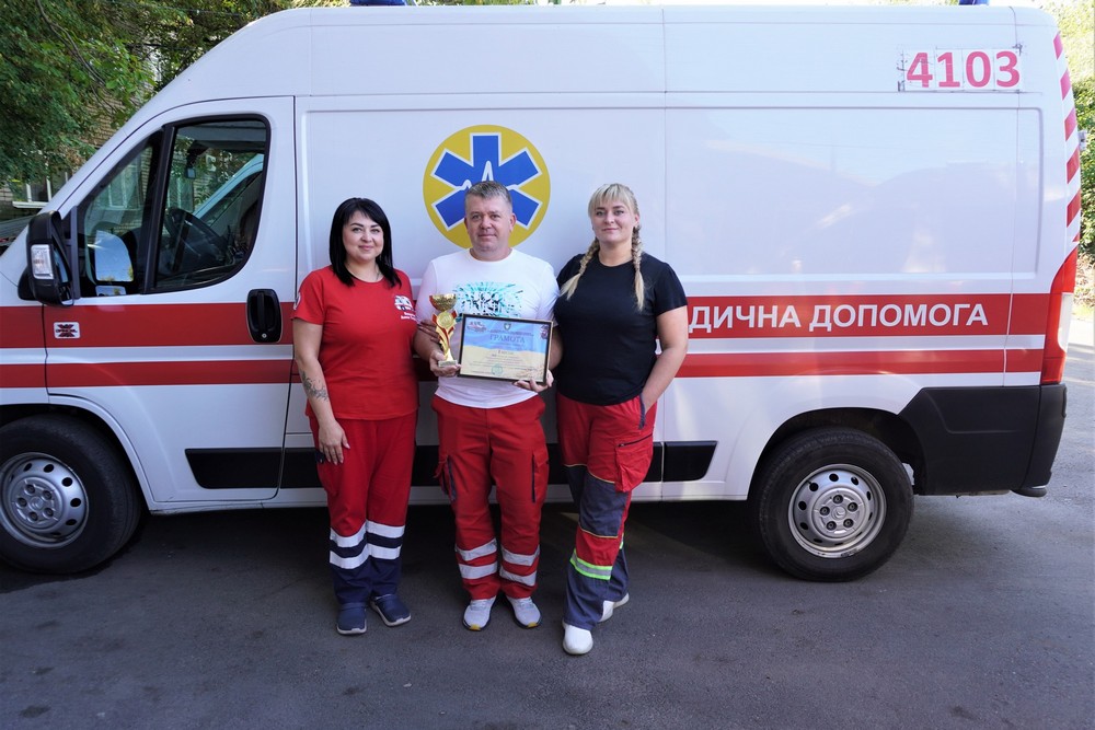 Команда «швидкої» з Нікополя стала переможцем обласного чемпіонату – подробиці 1 Команда «швидкої» з Нікополя стала переможцем обласного чемпіонату – подробиці