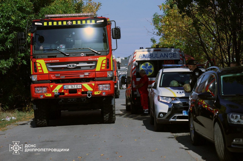 Рятувальники у Нікополі Рятувальники у Нікополі