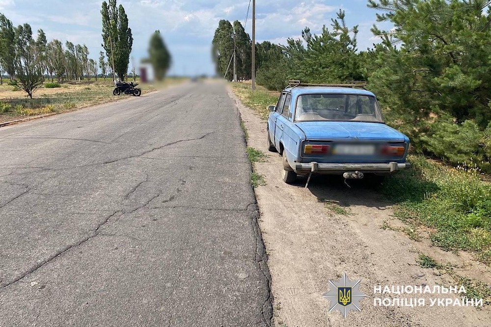 Поліція встановила повну картину подій ДТП на Нікопольщині, у якій постраждав 17-річний мотоцикліст – справу скеровано до суду