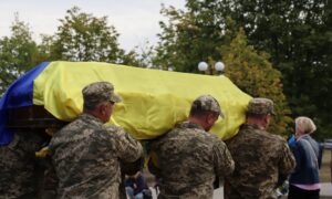 Загинув 15 місяців тому: на Нікопольщині сьогодні провели в останню дорогу Захисника (фото)