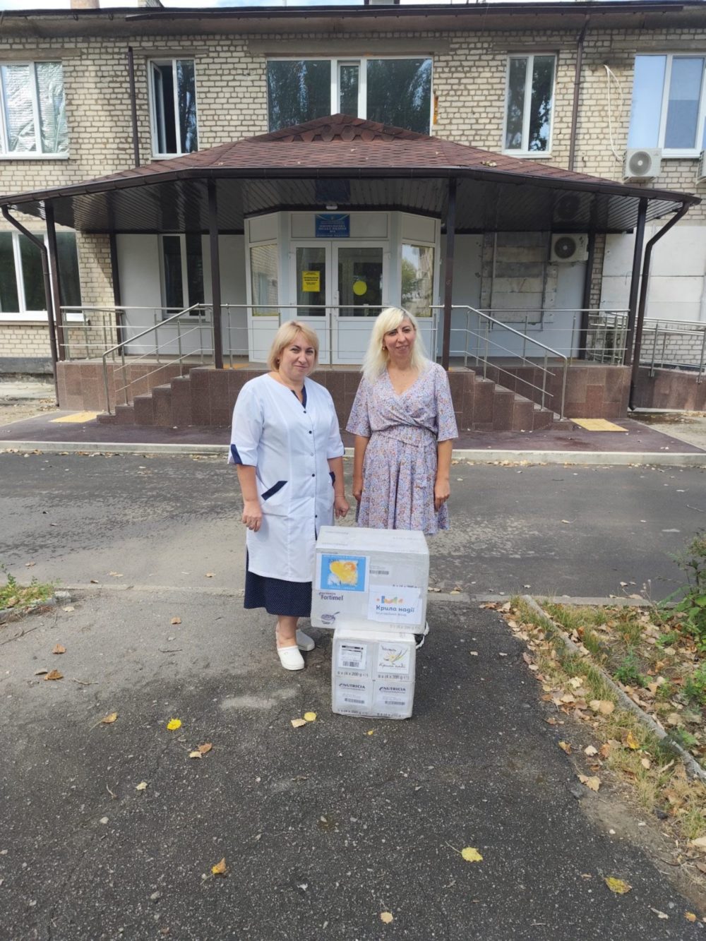 Лікарня Нікополя отримала спеціальне медичне харчування  від благодійників
