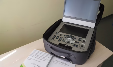 Міська лікарня Нікополя отримала сучасний портативний УЗД сканер