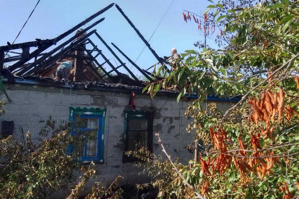 мешканці села біля Нікополя отрим