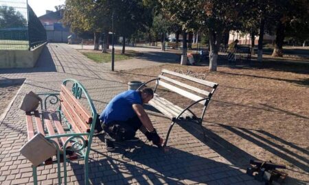 У Кам’янському на Нікопольщині оновлюють інфраструктуру (фото)