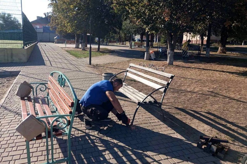 У Кам’янському на Нікопольщині оновлюють інфраструктуру (фото)