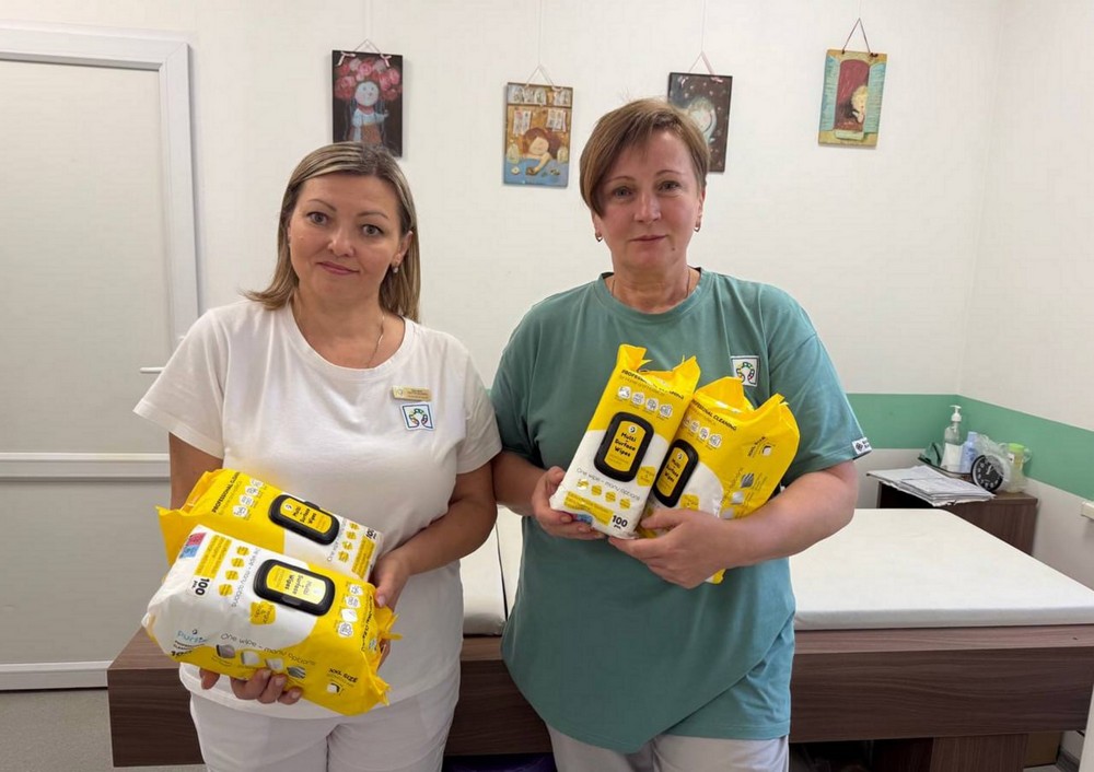 Дитяча лікарня Нікополя дякує за допомогу компанії «Sunvita Group» (фото)