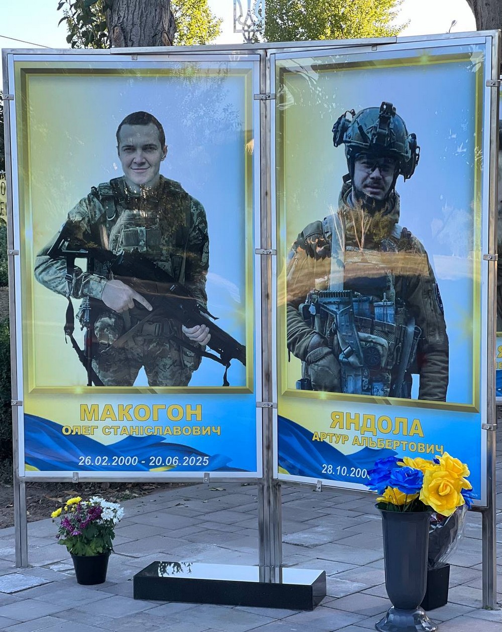 На Алеї Пам’яті і Слави у Червоногригорівській громаді з’явилися нові портрети