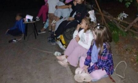 у Нікополі для дітей показували мультфільми просто неба 2