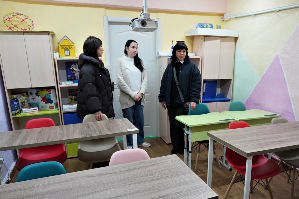 У Нікополі в одному з навчальних закладів облаштували безпечну кімнату для занять