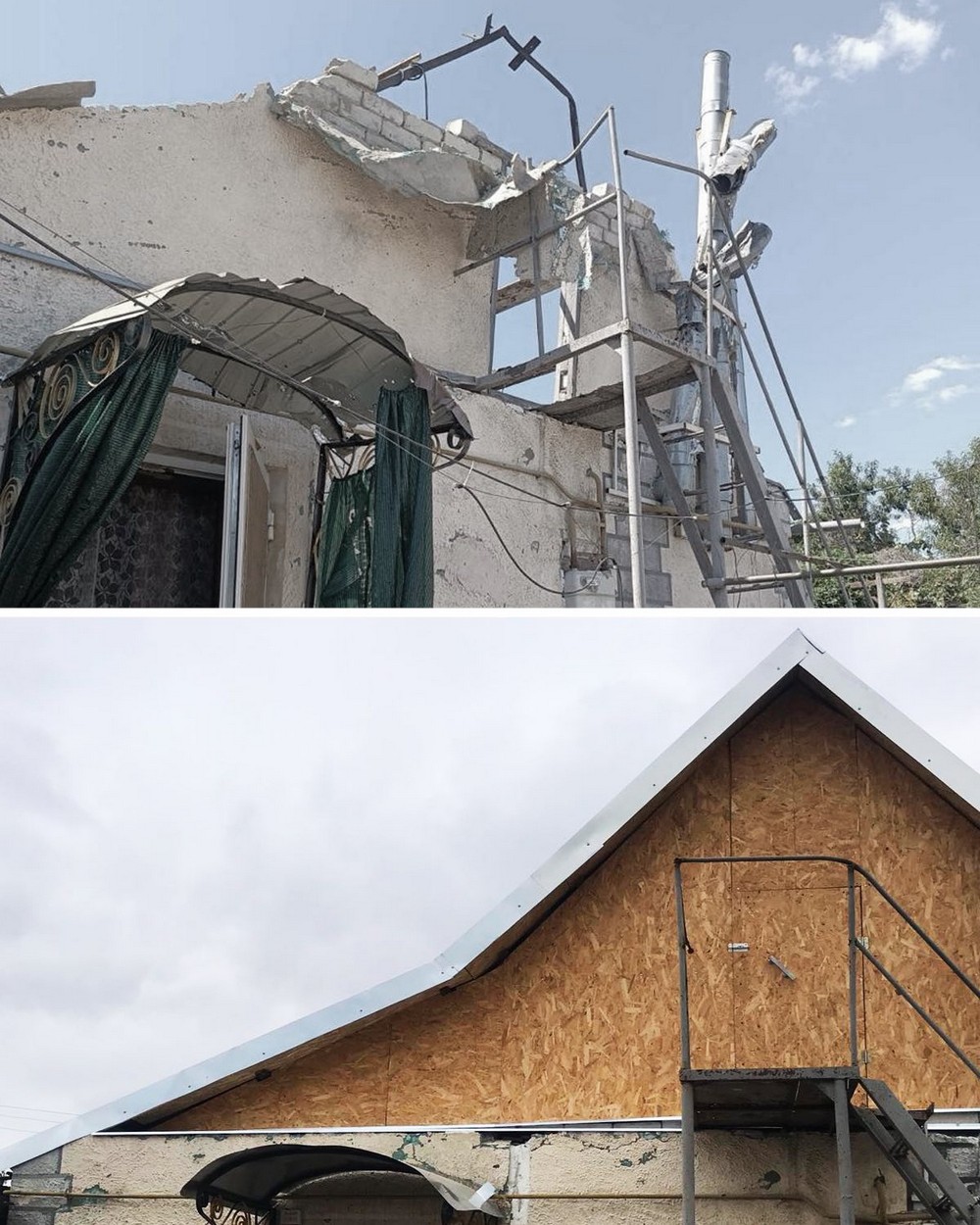 У Нікополі відновлення понівеченого житла за бюджетний кошт триває: фото У Нікополі відновлення понівеченого житла за бюджетний кошт триває: фото