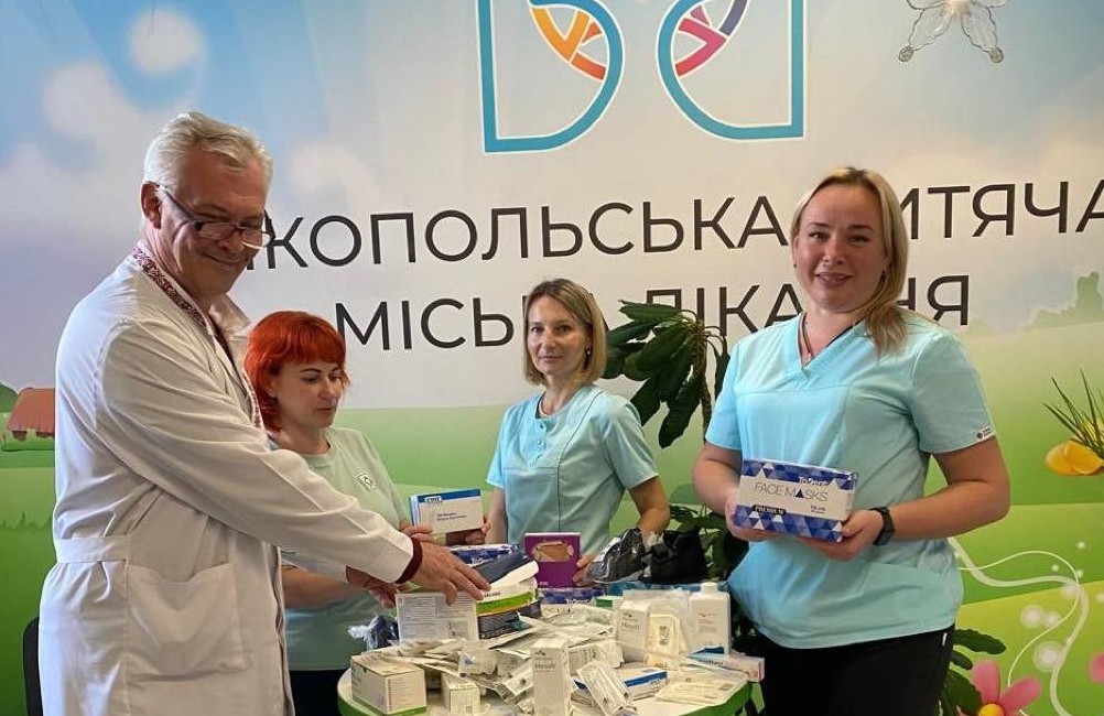 Три медичні заклади Нікополя отримали допомогу з Нідерландів