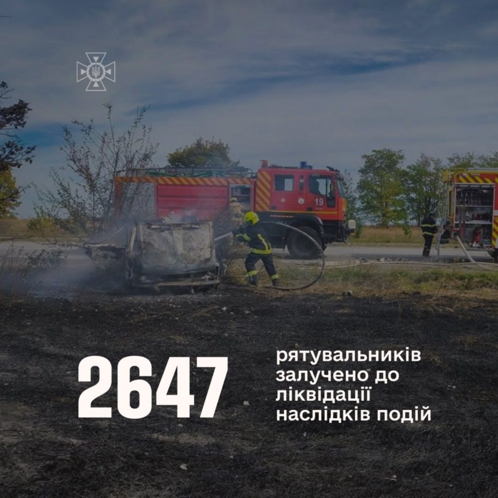 ДСНС Дніпропетровщини оприлюднило звіт за тиждень 2